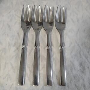 4 Dansk Anvil Salad Forks 6 7/8" Stainless Japan IHQ
